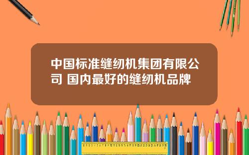 中国标准缝纫机集团有限公司 国内最好的缝纫机品牌