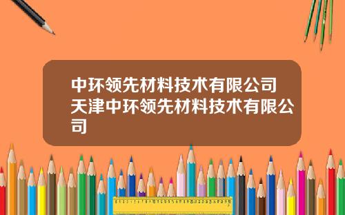 中环领先材料技术有限公司天津中环领先材料技术有限公司