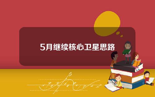 5月继续核心卫星思路