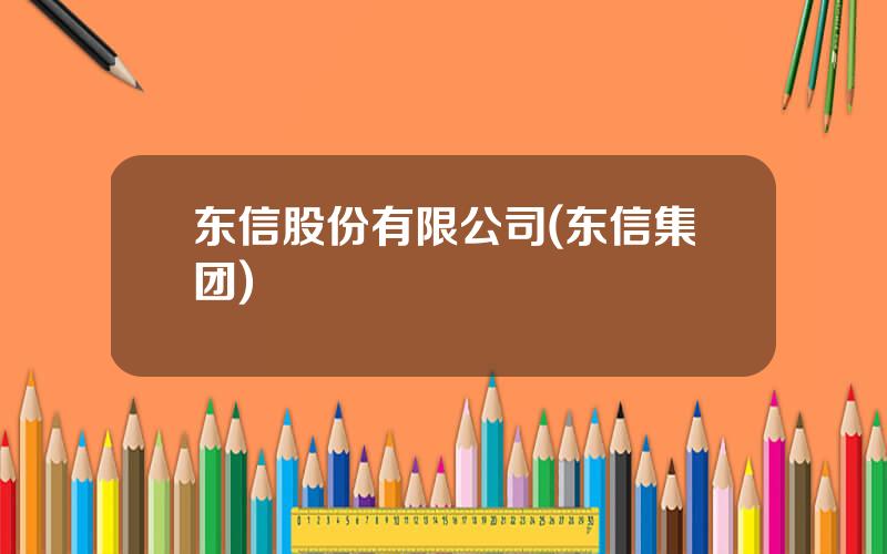 东信股份有限公司(东信集团)