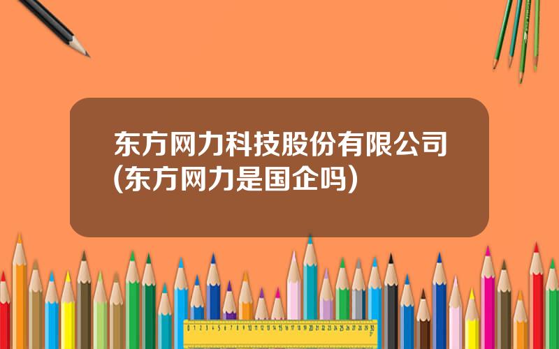 东方网力科技股份有限公司(东方网力是国企吗)